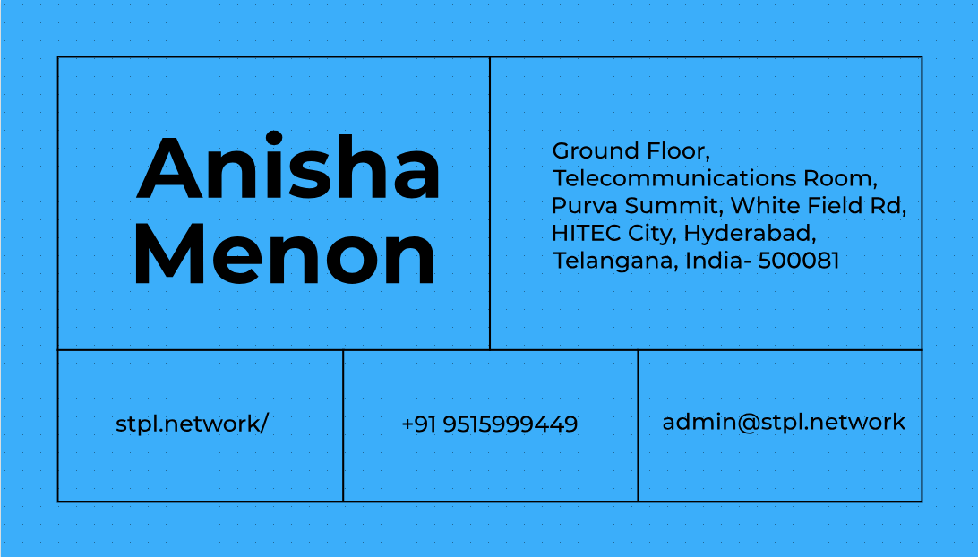 Back of Business Card